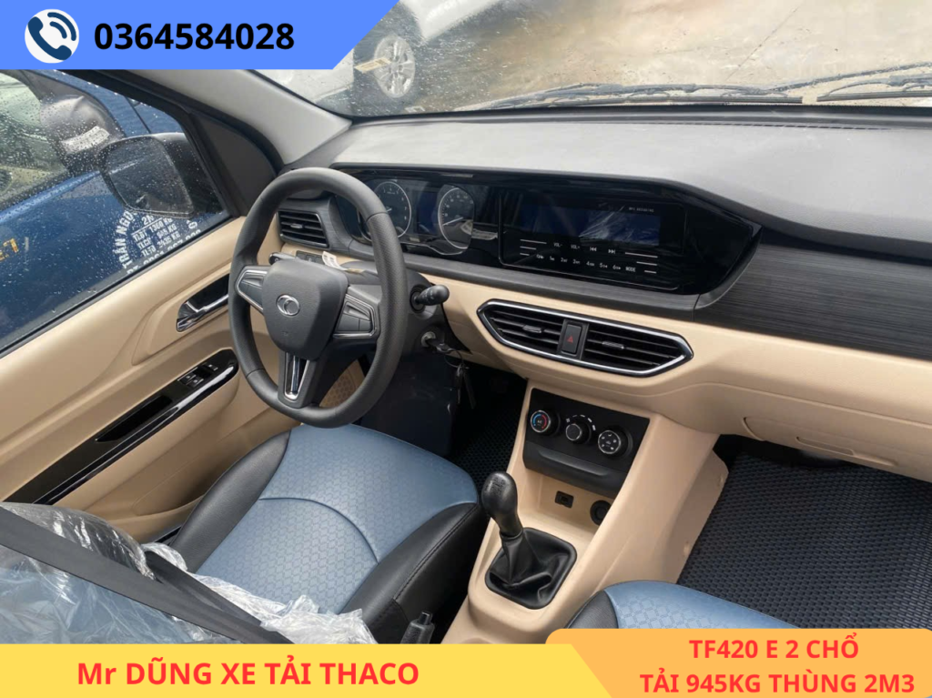 TF420E 2 CHỔ THÙNG 2M3 TẢI 945KG XE TẢI VAn TF420E 2 CHỔ THÙNG 2M3 TẢI 945KG