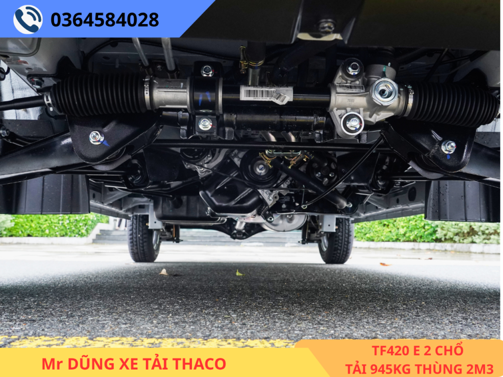 TF420E 2 CHỔ THÙNG 2M3 TẢI 945KG KHUNG GẦM XE TẢI VAN THACO TF420E 2 CHỔ